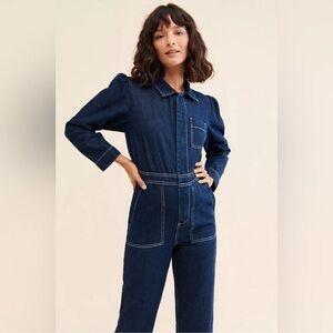 Anthropologie Seventy + Mochi Denim Jumpsuit
